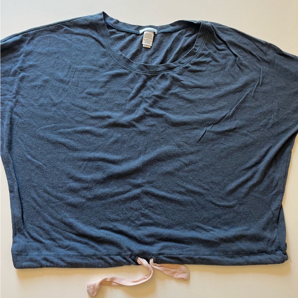 Dark blue eberjey tie top